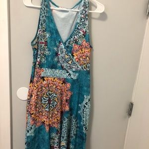 mandala print sundress